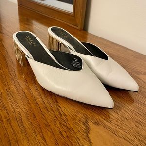 Cecelia New York White Kitten Heels